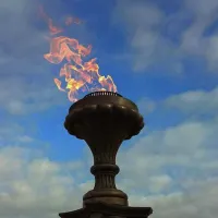 Газовая горелка апс (газ-контроль) (1629) сертификат - автомат вечный огонь ø 154 мм. ветроустойчивая в Краснослободске Волгоградской области